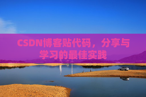 CSDN博客贴代码，分享与学习的最佳实践