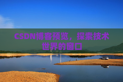 CSDN博客预览，探索技术世界的窗口